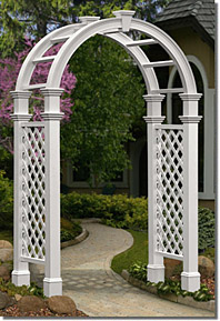 Our most popular arbor, The Nantucket Legacy.